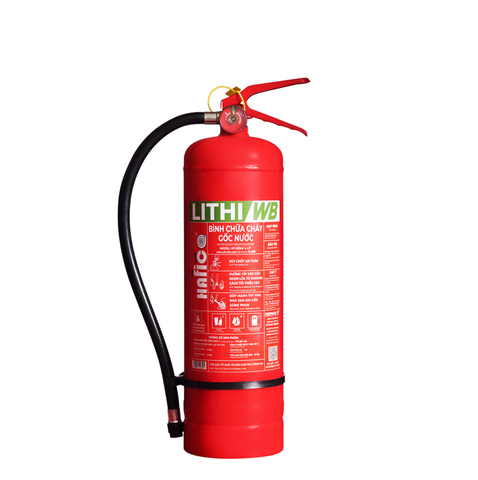 Bình chữa cháy Bột Pin Lithium - ion 4 Lít (Có Kiểm Định) - Loại Xách Tay  | HFLWB4 HaFiCo - VN