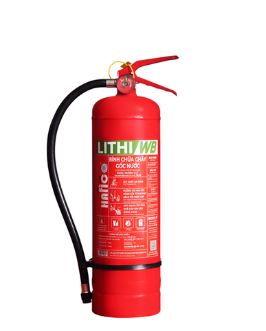 Bình chữa cháy Bột Pin Lithium - ion 6 Lít (Có Kiểm Định) - Loại Xách Tay  | HFLWB6 HaFiCo - VN