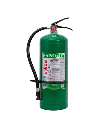 Bình chữa cháy Gốc Nước Nano 6 Lít (Có Kiểm Định) - Loại Xách Tay  | HFNWB6 HaFiCo - VN