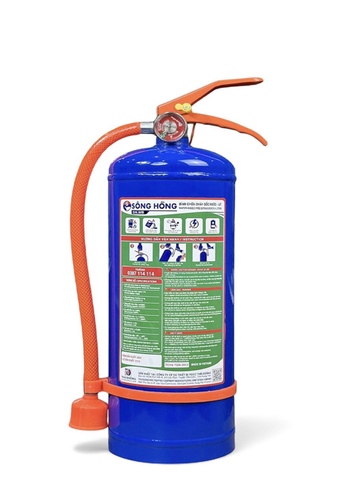 Bình chữa cháy Gốc Nước 6 Lít (Có Kiểm Định) - Loại Xách Tay  | SH.WB6 Sông Hồng - VN