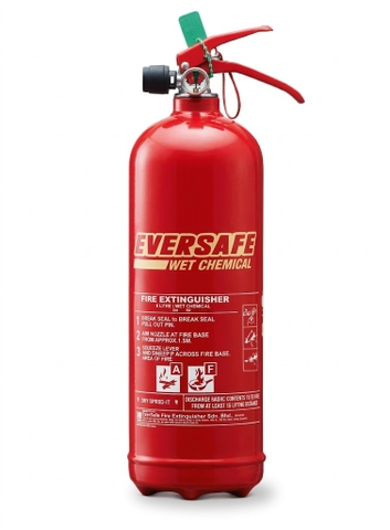 Bình chữa cháy Gốc Nước - Dùng Nhà Bếp 2 Lít (Có Kiểm Định) - Loại Xách Tay  | EEK-2S EverSafe - Malaysia