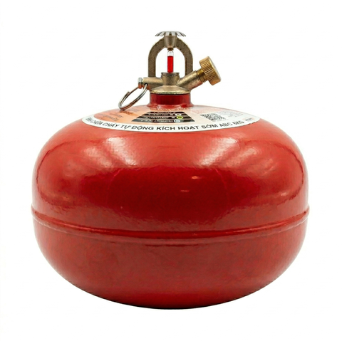 Bình cầu chữa cháy Tự Động - Bột ABC 6Kg (Có Kiểm Định) - Loại Cầu Treo | CTD-6 VinaFoam - VN