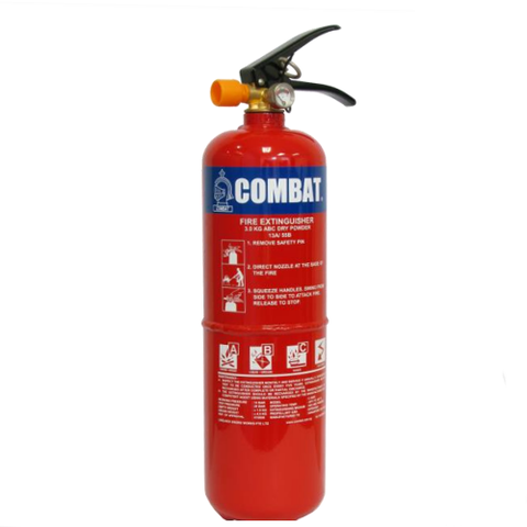Bình chữa cháy Bột ABC 3kg (Có Kiểm Định) - Loại Xách Tay  | C-3ASE Combat - Singapore