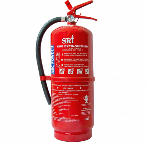 Bình chữa cháy Bột ABC 4 Kg (Có Kiểm Định) - Loại Xách Tay  | FEX132-MS-040-RD SRI - Malaysia