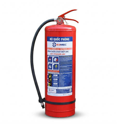 Bình chữa cháy Bột ABC 4kg (Có Kiểm Định) - Loại Xách Tay  | 83MEC/ABC/4KG Z183 BQP - VN
