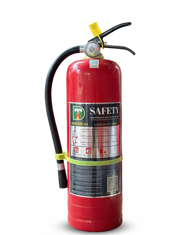 Bình chữa cháy Bột ABC 4kg (Có Kiểm Định) - Loại Xách Tay  | DTT-ABC/4KG Safety - VN