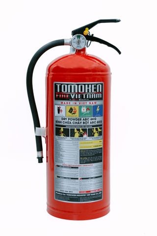 Bình chữa cháy Bột ABC 6kg (Có Kiểm Định) - Loại Xách Tay  | TMK-VJ- ABC/6KG Tomoken - Japan