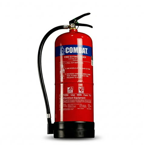 Bình chữa cháy Bột ABC 9kg  (Có Kiểm Định) - Loại Xách Tay  | C-9ASE Combat - Singapore