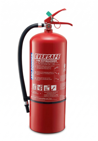 Bình chữa cháy Bột ABC 12 Kg (Có Kiểm Định) - Loại Xách Tay  | EC-12 EverSafe - Malaysia