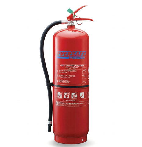 Bình chữa cháy Bột ABC 12 Kg (Có Kiểm Định) - Loại Xách Tay  | EED-12 EverSafe - Malaysia