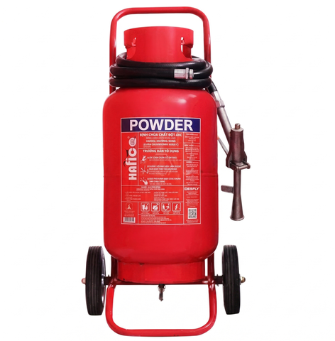 Bình chữa cháy Bột ABC 35kg (Có Kiểm Định) - Loại Xe Đẩy  | HFP35M HaFiCo - VN