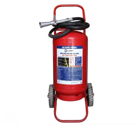 Bình chữa cháy Bột ABC 35kg (Có Kiểm Định) - Loại Xe Đẩy  | 83MEC/ABC/35KG Z183 BQP - VN
