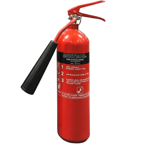 Bình chữa cháy Khí MT - CO2 2kg (Có Kiểm Định) - Loại Xách Tay  | EXT-CO2-2K Multron Singapore