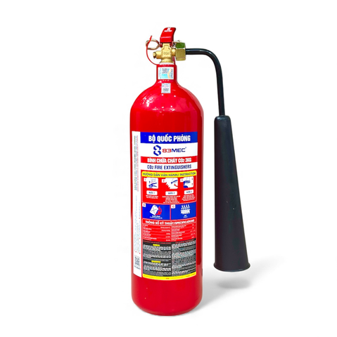 Bình chữa cháy Khí MT - CO2 3kg (Có Kiểm Định) - Loại Xách Tay  | 83MEC/CO2/MT3 Z183 BQP Việt Nam