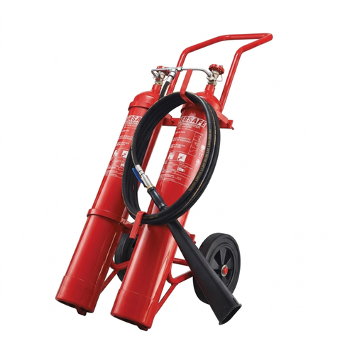 Bình chữa cháy Khí MT - Khí CO2 10 x 2 Kg (Bình Đôi) (Có Kiểm Định) - Loại Xe Đẩy  | MCO-10T EverSafe Malaysia