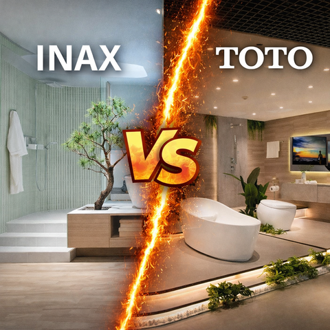 So sánh thiết bị vệ sinh INAX và TOTO: Nên chọn thương hiệu nào cho phòng tắm hiện đại?