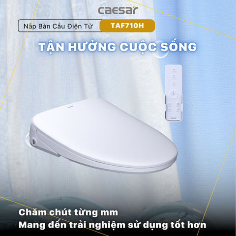 Nắp Bồn Cầu Điện Tử Caesaer TAF710H