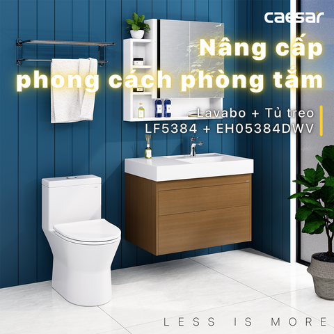 Bộ Lavabo tủ Caesar LF5384 + EH05384DWV