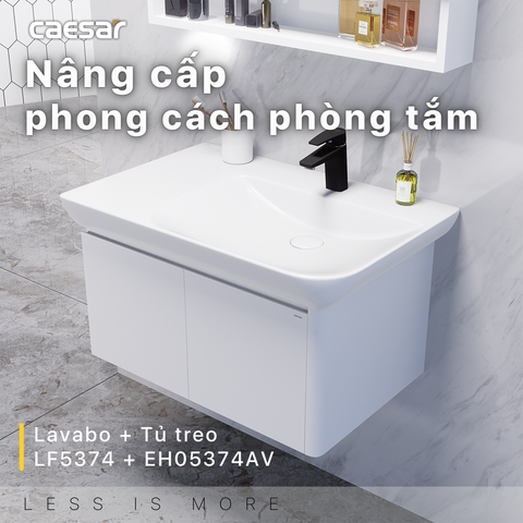 Bộ Lavabo tủ Caesar LF5374 + EH05374AV