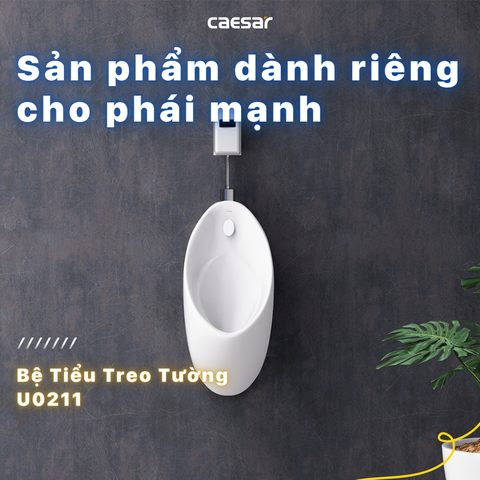 Bồn tiểu nam Caesar U0211 treo tường