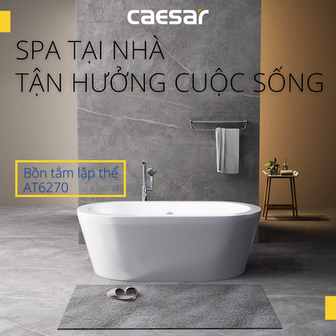 Bồn tắm lập thể Caesar AT6270 dài 1m70