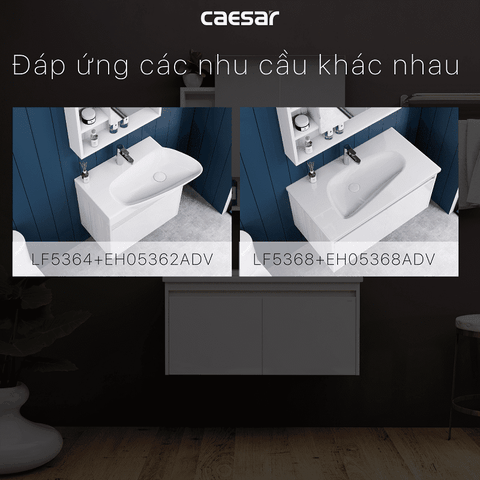 Bộ Lavabo tủ Caesar LF5368 + EH05368AD