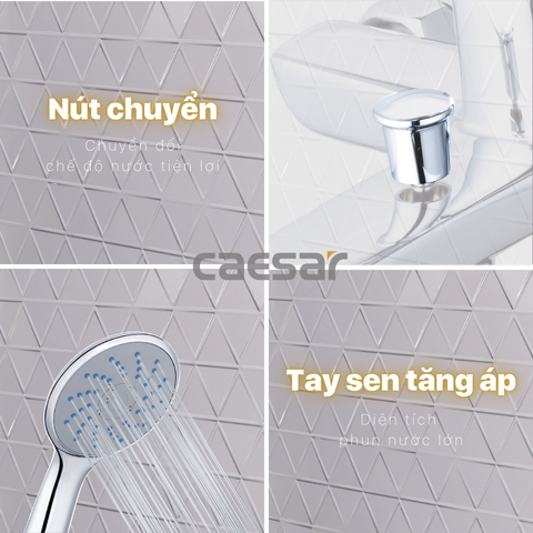 Vòi sen tắm nóng lạnh Caesar S203C