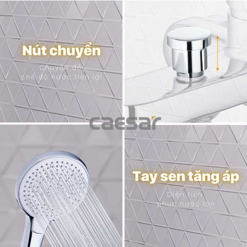 Vòi sen tắm nóng lạnh Caesar S573C