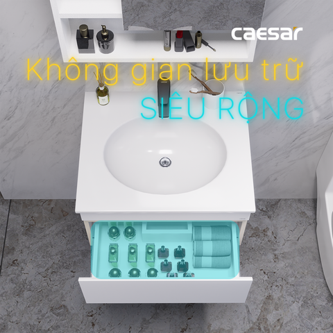 Bộ Lavabo tủ Caesar LF5024 + EH05024DDV