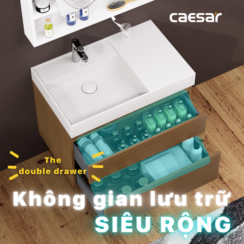 Bộ Lavabo tủ Caesar LF5382 + EH05382DWV