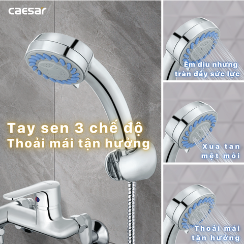 Vòi sen tắm nóng lạnh Caesar S433C