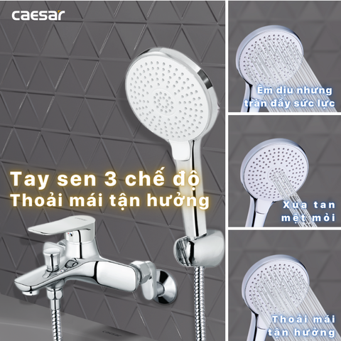 Vòi sen tắm nóng lạnh Caesar S563C