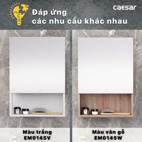 Tủ gương Caesar EM0145W