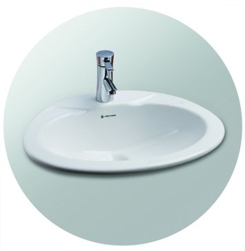 Lavabo chậu rửa mặt Thiên Thanh LB01 âm bàn