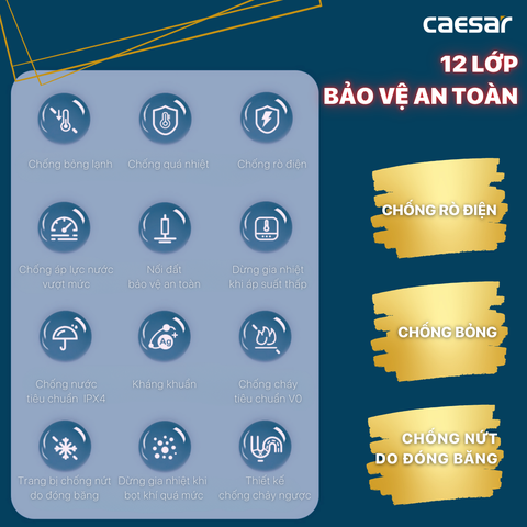 Nắp Bồn Cầu Điện Tử Caesaer TAF710H