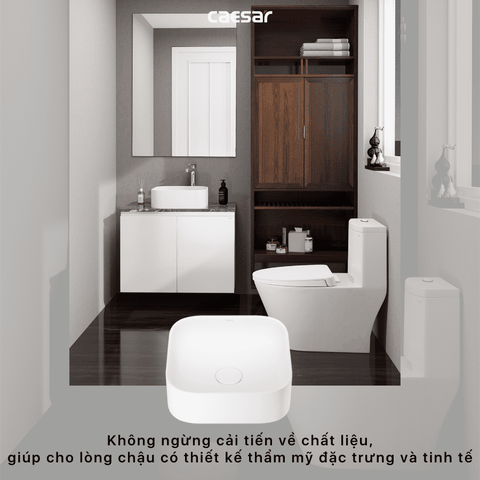 Lavabo chậu rửa mặt Caesar LF5256 đặt bàn