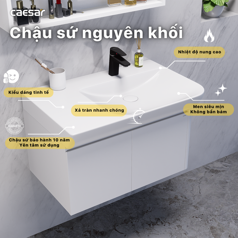 Bộ Lavabo tủ Caesar LF5374 + EH05374AV