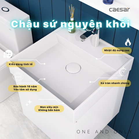 Bộ Lavabo tủ Caesar LF5380 + EH05380AV