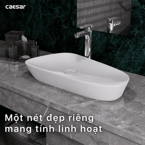 Lavabo chậu rửa mặt Caesar LF5260 đặt bàn