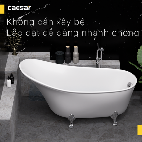 Bồn tắm lập thể Caesar KT1160 dài 1m6