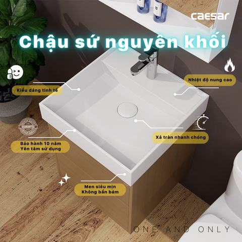 Bộ Lavabo tủ Caesar LF5380 + EH05380DWV
