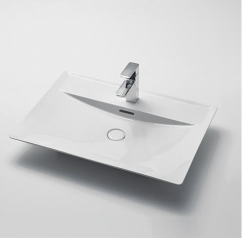 Lavabo chậu rửa mặt INAX CERAFINE AL-S630VGC đặt bàn 3 lỗ