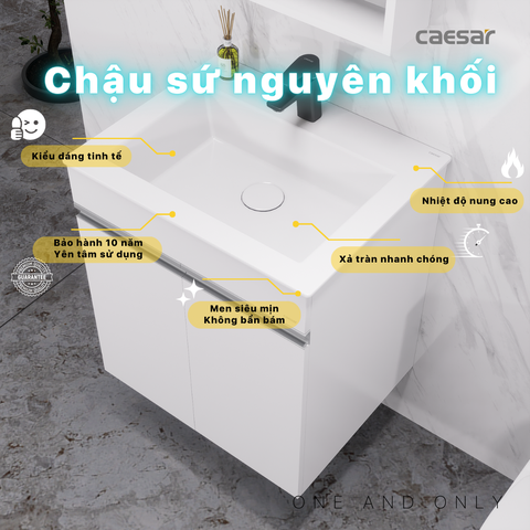 Bộ Lavabo tủ Caesar LF5017 + EH05017AV