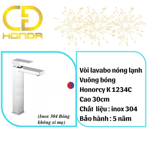 Vòi Lavabo Nóng Lạnh Honorcy K 1234C
