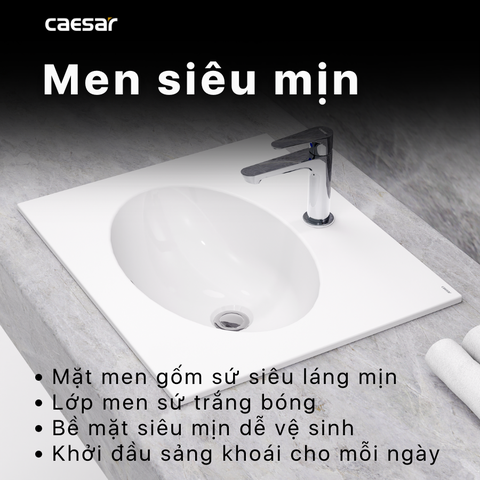 Chậu Rửa Lavabo Dương Bàn CAESAR L5022