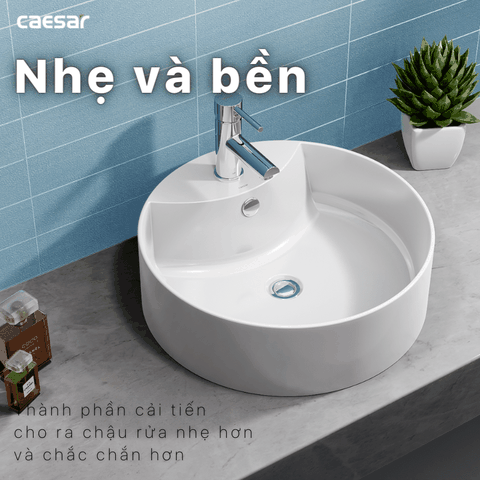 Lavabo chậu rửa mặt Caesar LF5240 đặt bàn