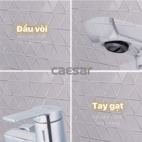 Vòi sen tắm nóng lạnh Caesar S203C