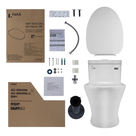 Bồn cầu 1 khối INAX AC-900VRN-2 Aqua Ceramic (AC900VRN2)