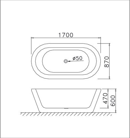 Bồn tắm lập thể Caesar AT6270 dài 1m70