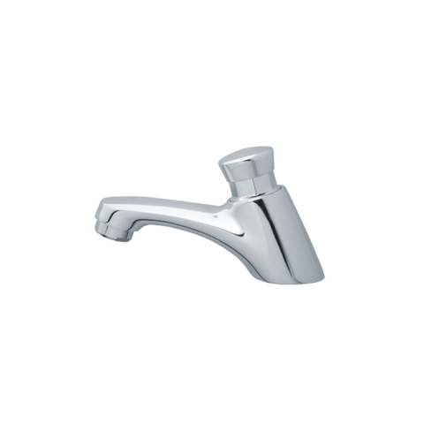 Vòi lavabo chậu rửa mặt Caesar B053CU nước lạnh kèm nút xả nhấn